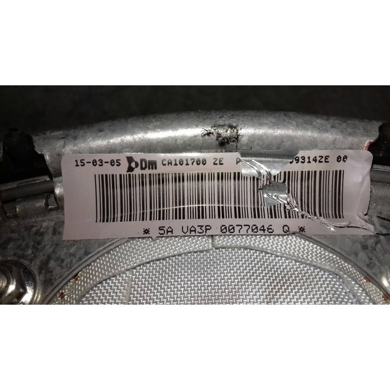 Recambio de airbag delantero izquierdo para citroen c5 berlina attraction referencia OEM IAM 96509314ZE CA101700ZE 2 CONECTORES