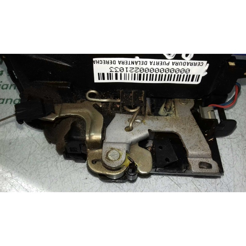 Recambio de cerradura puerta delantera derecha para seat toledo (5p2) reference referencia OEM IAM 3D1837016 5 + 4 PINES AZUL