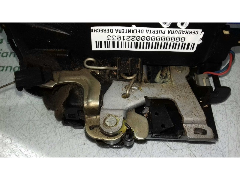 Recambio de cerradura puerta delantera derecha para seat toledo (5p2) reference referencia OEM IAM 3D1837016 5 + 4 PINES AZUL