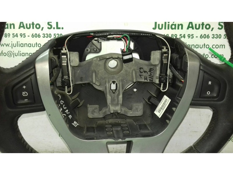 Recambio de volante para renault laguna iii authentique referencia OEM IAM 484309781R 6083644B PIEL