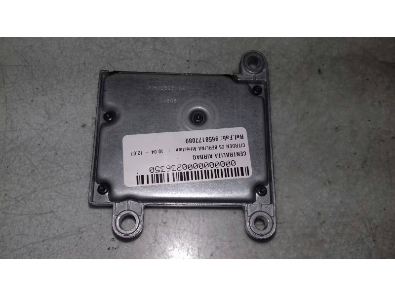 Recambio de centralita airbag para citroen c5 berlina attraction referencia OEM IAM 9658177080 603481900 AUTOLIV