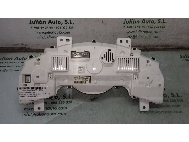 Recambio de cuadro instrumentos para honda civic (fk) 1.6 i-dtec comfort referencia OEM IAM 78200HR0407173 TA9G012 