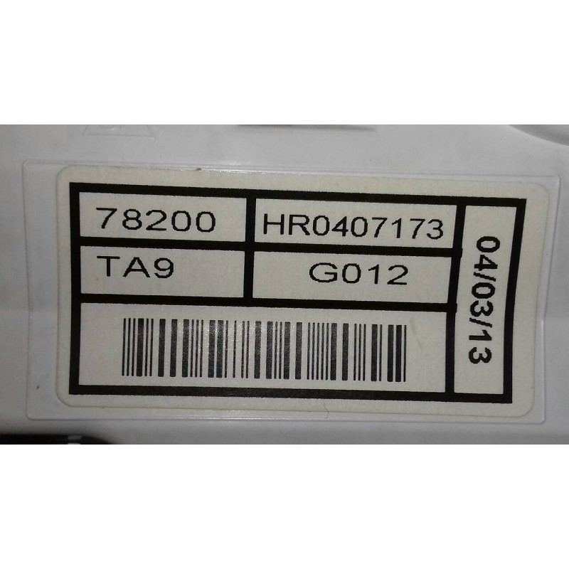 Recambio de cuadro instrumentos para honda civic (fk) 1.6 i-dtec comfort referencia OEM IAM 78200HR0407173 TA9G012 