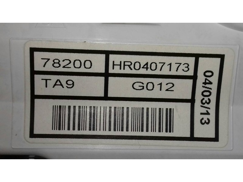 Recambio de cuadro instrumentos para honda civic (fk) 1.6 i-dtec comfort referencia OEM IAM 78200HR0407173 TA9G012 