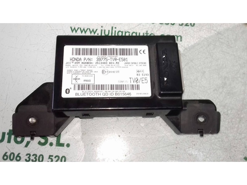 Recambio de modulo electronico para honda civic (fk) 1.6 i-dtec comfort referencia OEM IAM 39775TV0TV0E501 2513483REV02 