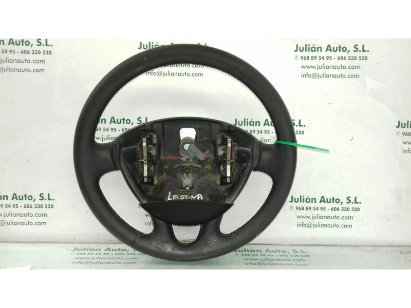 Recambio de volante para renault laguna ii (bg0) authentique referencia OEM IAM 8200014856 8200198976 PIEL