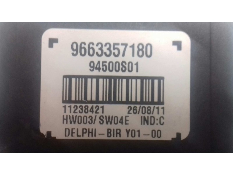 Recambio de modulo electronico para peugeot 5008 access referencia OEM IAM 9663357180 94500S01 