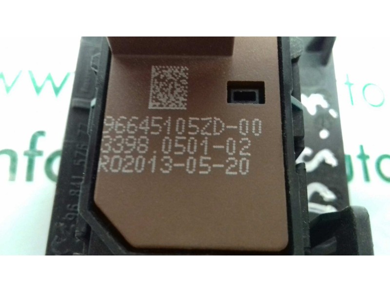 Recambio de interruptor para citroen ds3 design referencia OEM IAM 96645105ZD  ESP