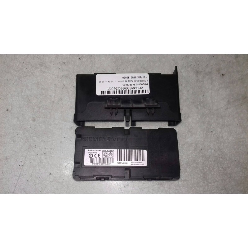 Recambio de modulo electronico para citroen c5 berlina attraction referencia OEM IAM 9655140080 9652689380 SIEMENS