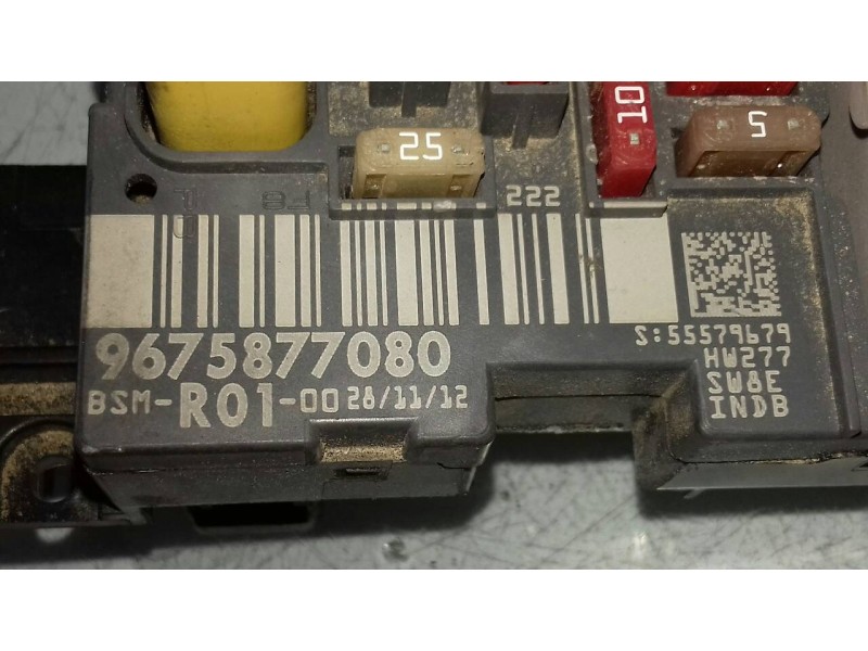 Recambio de caja reles / fusibles para citroen c4 picasso exclusive referencia OEM IAM 9675877080 BSM-R01 DELPHI