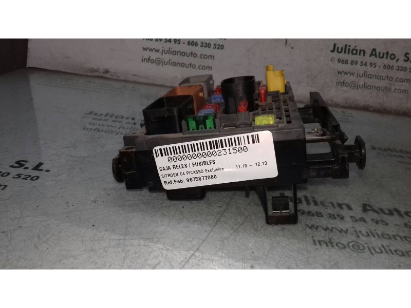 Recambio de caja reles / fusibles para citroen c4 picasso exclusive referencia OEM IAM 9675877080 BSM-R01 DELPHI