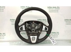 Recambio de volante para renault fluence dynamique referencia OEM IAM 484300020R 6111153 PIEL