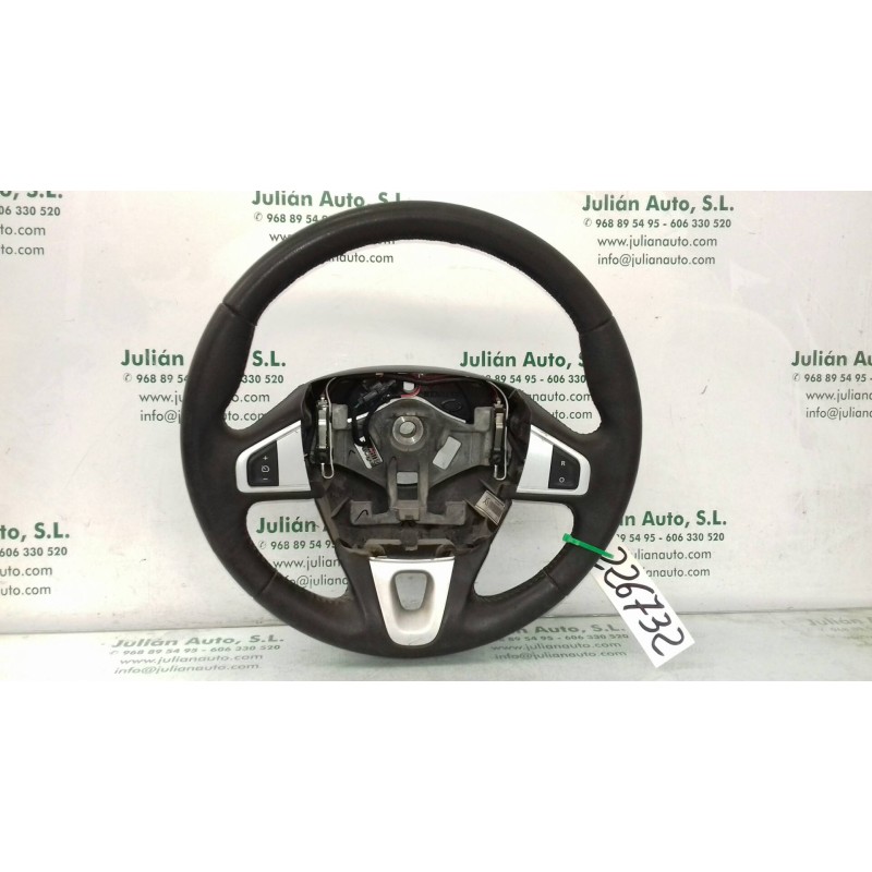 Recambio de volante para renault fluence dynamique referencia OEM IAM 484300020R 6111153 PIEL