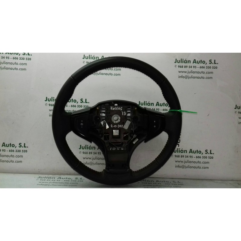 Recambio de volante para renault koleos dynamique referencia OEM IAM 985106561R 20121022 PIEL