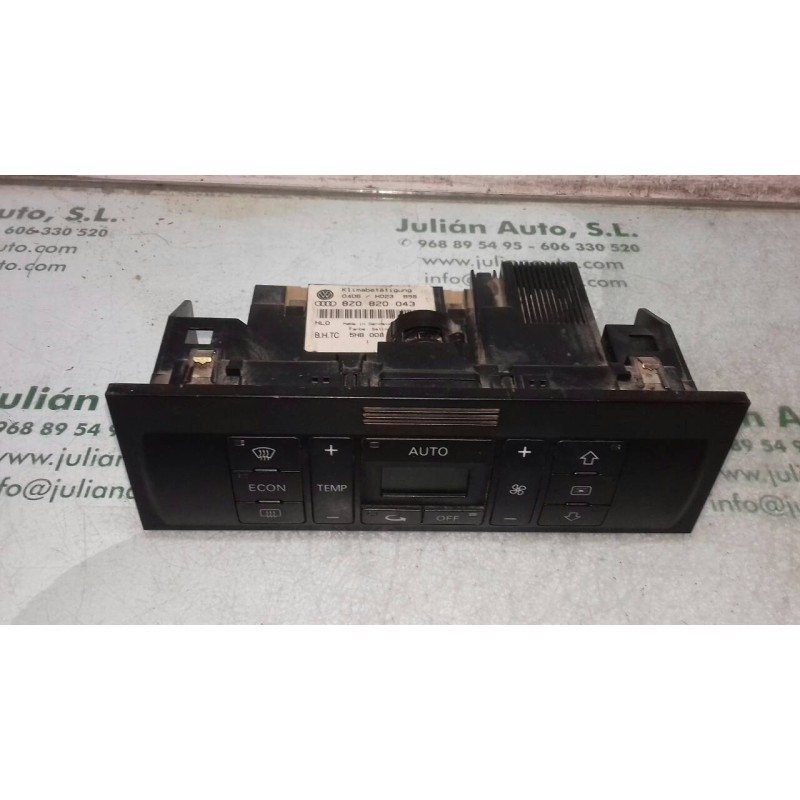 Recambio de mando calefaccion / aire acondicionado para audi a2 (8z) 1.4 tdi (55kw) referencia OEM IAM 8Z0820043 5HB00818500 
