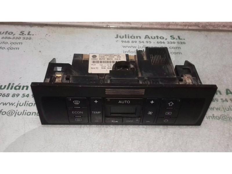 Recambio de mando calefaccion / aire acondicionado para audi a2 (8z) 1.4 tdi (55kw) referencia OEM IAM 8Z0820043 5HB00818500 