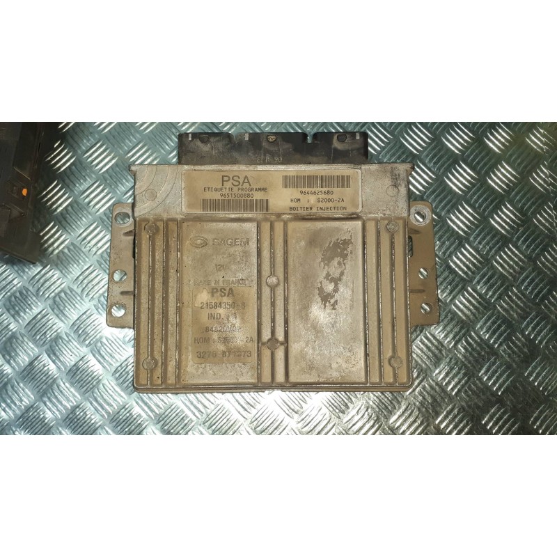 Recambio de centralita motor uce para peugeot 206 berlina xs-line referencia OEM IAM 9651500880 9644625680 KIT - SAGEM