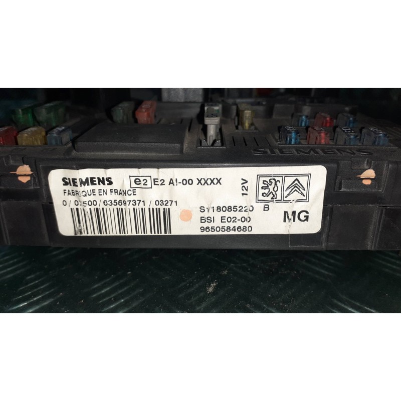 Recambio de centralita motor uce para peugeot 206 berlina xs-line referencia OEM IAM 9651500880 9644625680 KIT - SAGEM