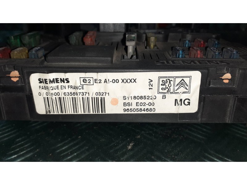 Recambio de centralita motor uce para peugeot 206 berlina xs-line referencia OEM IAM 9651500880 9644625680 KIT - SAGEM