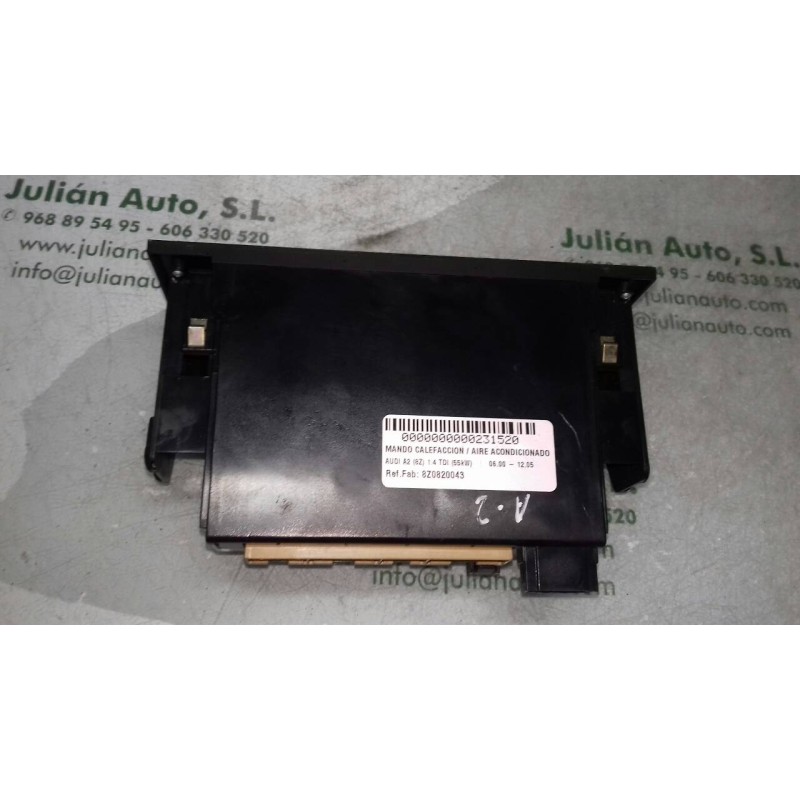 Recambio de mando calefaccion / aire acondicionado para audi a2 (8z) 1.4 tdi (55kw) referencia OEM IAM 8Z0820043 5HB00818500 