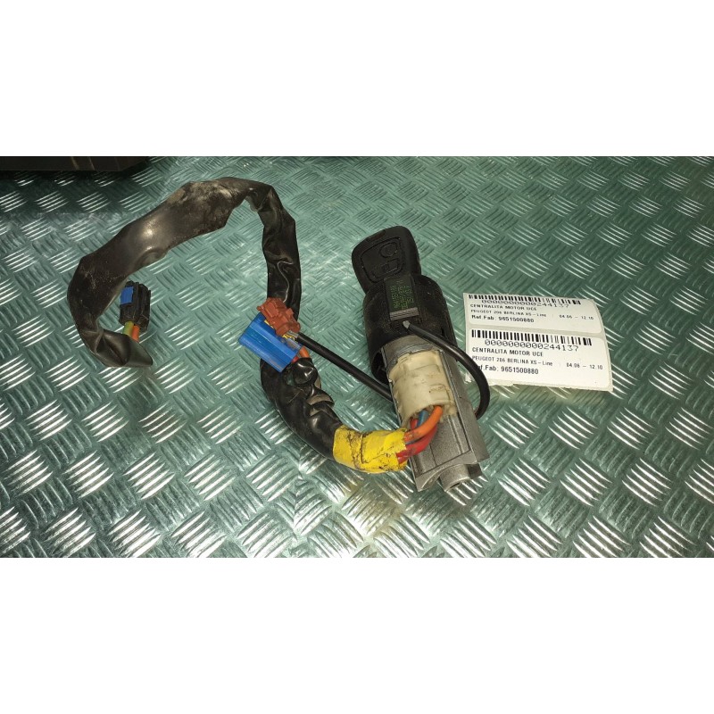Recambio de centralita motor uce para peugeot 206 berlina xs-line referencia OEM IAM 9651500880 9644625680 KIT - SAGEM
