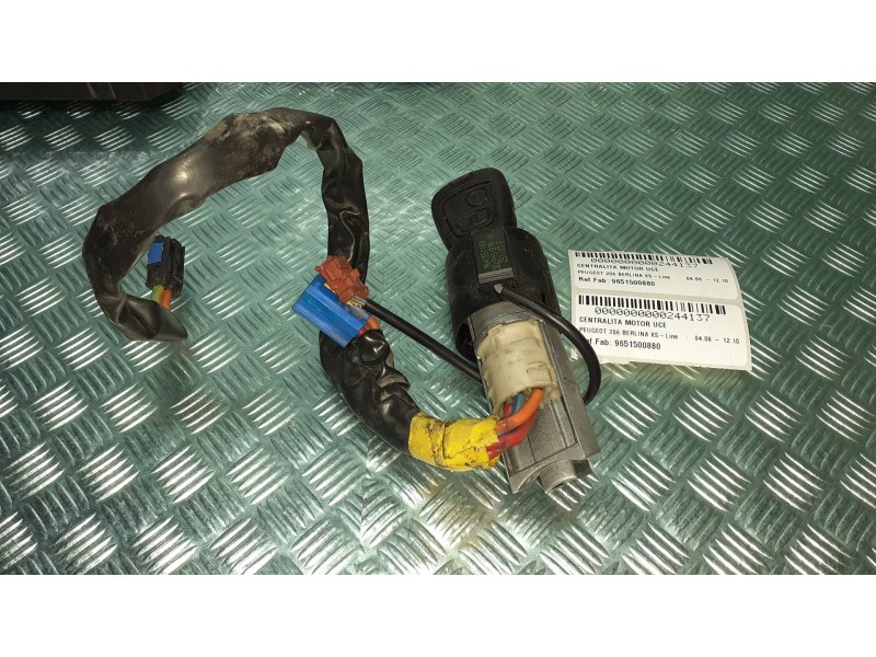 Recambio de centralita motor uce para peugeot 206 berlina xs-line referencia OEM IAM 9651500880 9644625680 KIT - SAGEM