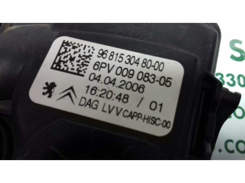Recambio de potenciometro pedal para peugeot 207 xs referencia OEM IAM 968153048000 6PV00908305 
