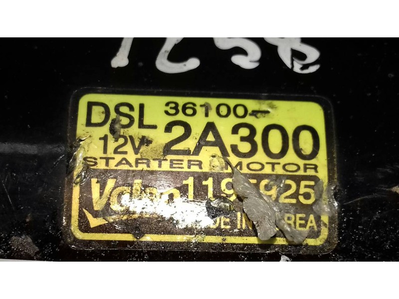 Recambio de motor arranque para kia soul burner referencia OEM IAM 361002A300 1195925 VALEO