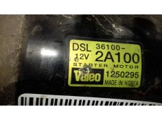 Recambio de motor arranque para hyundai getz (tb) 1.5 crdi gls referencia OEM IAM 361002A100 1250295 VALEO 2