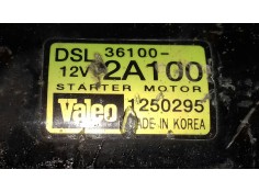 Recambio de motor arranque para kia rio 1.5 crdi ex1 referencia OEM IAM 361002A100 1250295 VALEO 2