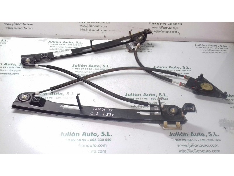 Recambio de elevalunas delantero izquierdo para seat toledo (5p2) reference referencia OEM IAM 5P0837401A  ELECTRICO