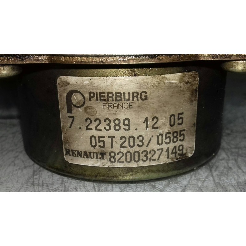 Recambio de depresor freno / bomba vacio para renault kangoo (f/kc0) alize referencia OEM IAM 8200327149 7223891205 PIERBURG