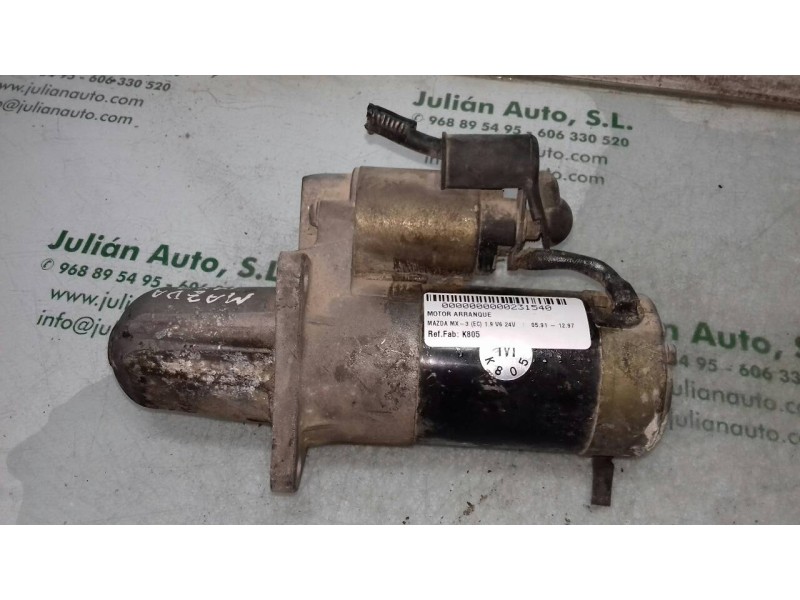 Recambio de motor arranque para mazda mx-3 (ec) 1.9 v6 24v referencia OEM IAM K805  