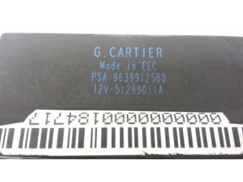Recambio de caja precalentamiento para citroen xsara berlina 1.9d attraction referencia OEM IAM 9639912580 4 PINES CARTIER
