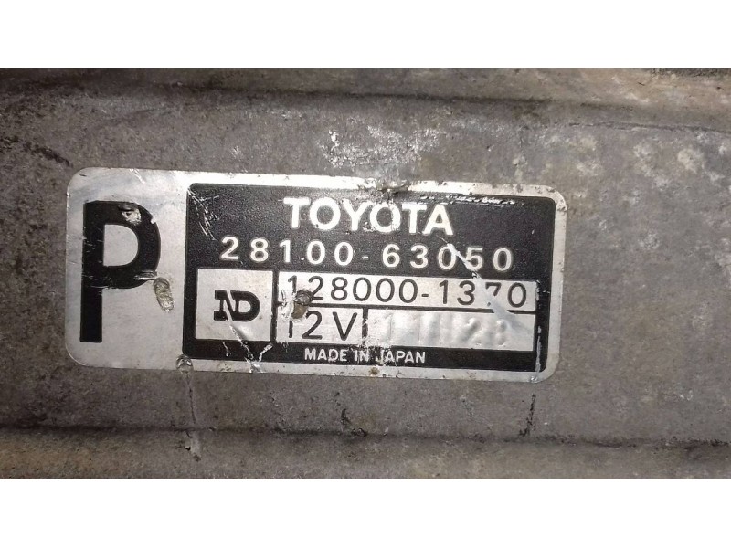 Recambio de motor arranque para toyota celica (t20) 2.0 gt referencia OEM IAM 2810063050 1280001370 