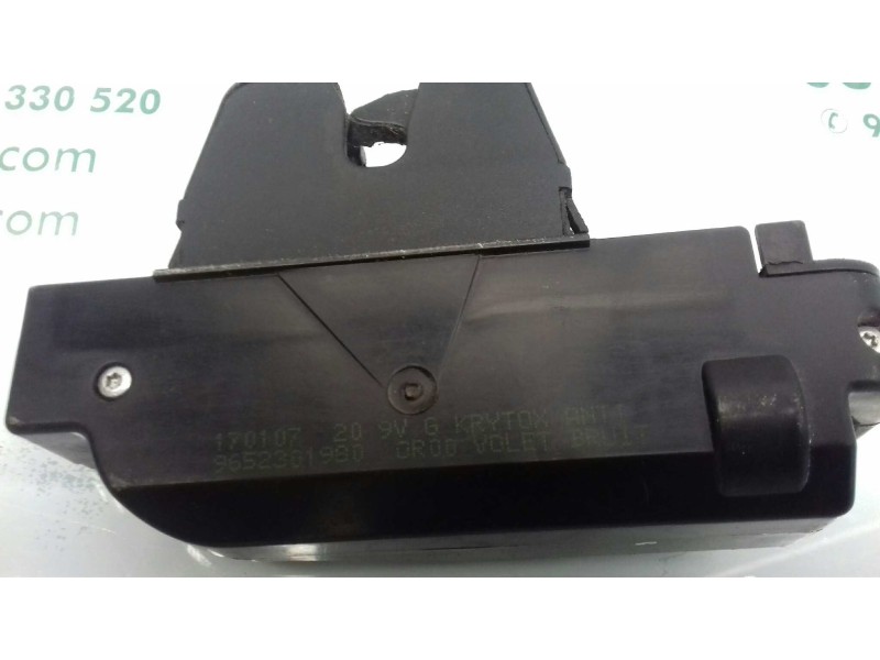 Recambio de cerradura maletero / porton para citroen c4 berlina collection referencia OEM IAM 9652301980 170107 