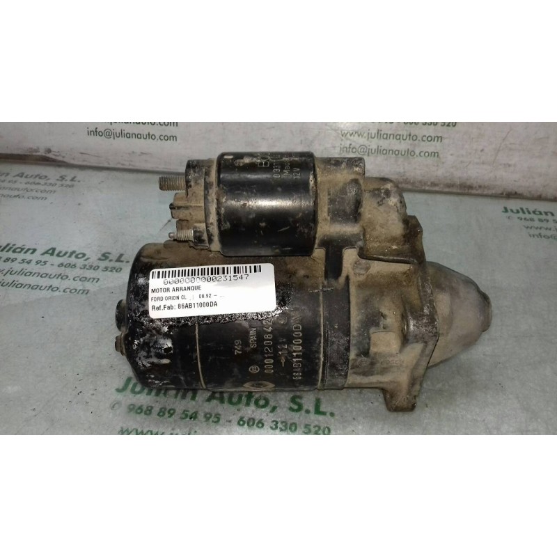 Recambio de motor arranque para ford orion cl referencia OEM IAM 86AB11000DA 0001208423 BOSCH