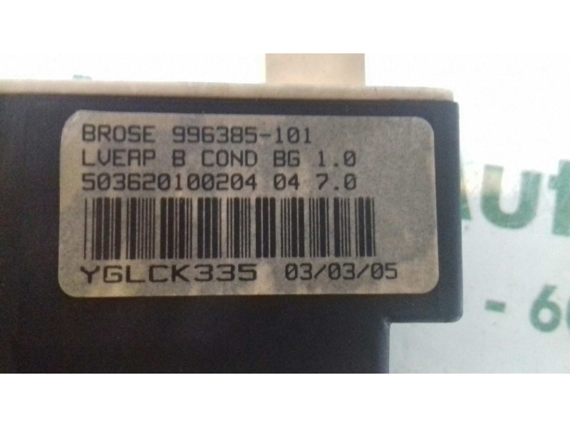 Recambio de motor elevalunas delantero izquierdo para citroen c4 berlina cool referencia OEM IAM 9647441480 980689100 BROSE