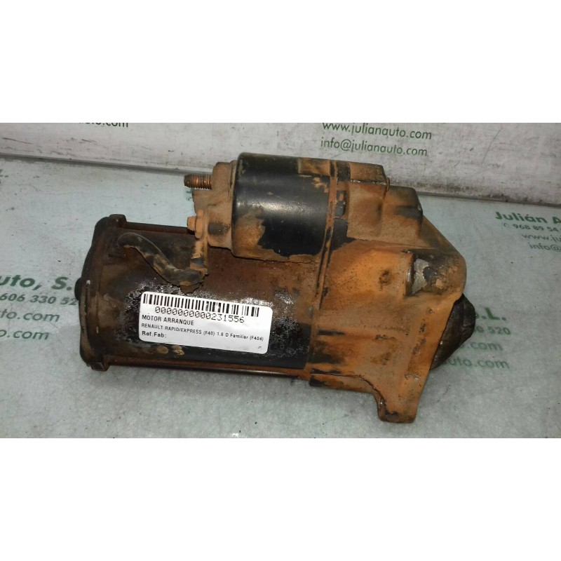 Recambio de motor arranque para renault rapid/express (f40) 1.6 d familiar (f404) referencia OEM IAM   