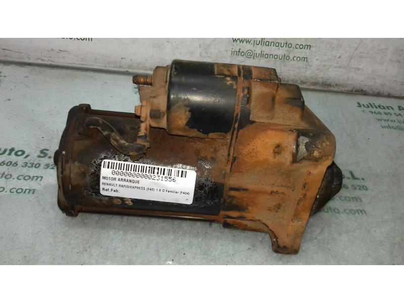 Recambio de motor arranque para renault rapid/express (f40) 1.6 d familiar (f404) referencia OEM IAM   