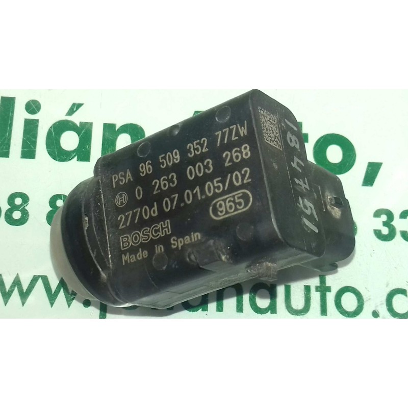 Recambio de sensor de aparcamiento para peugeot 407 referencia OEM IAM 9620935277ZW 0263003268 BOSCH