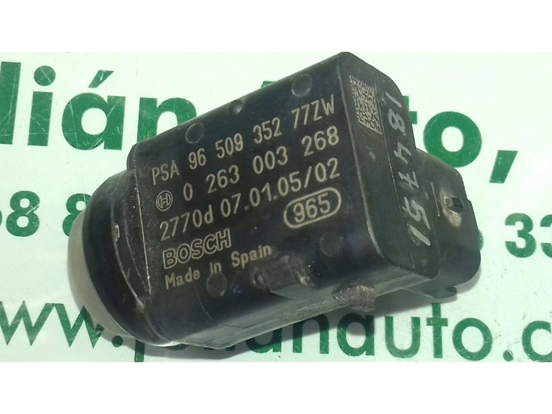 Recambio de sensor de aparcamiento para peugeot 407 referencia OEM IAM 9620935277ZW 0263003268 BOSCH