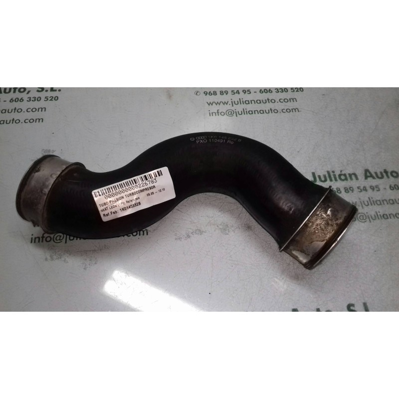 Recambio de tubo presion turbocompresor para seat leon (1p1) reference referencia OEM IAM 1K0145832B PXO 110491 R0 