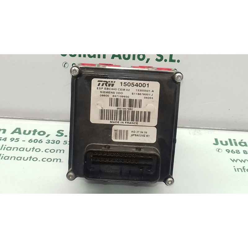 Recambio de abs para peugeot 407 st confort pack referencia OEM IAM 9651857880 S118676001J 15054001