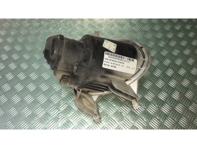 Recambio de faro antiniebla derecho para peugeot 206 berlina xs-line referencia OEM IAM 087359  66976200