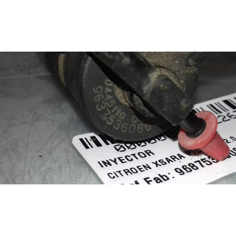 Recambio de inyector para citroen xsara picasso 2.0 hdi referencia OEM IAM 96875360080 0445110044 2 PINES