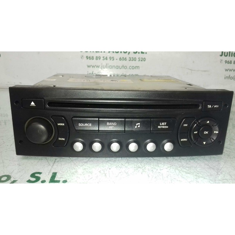 Recambio de sistema audio / radio cd para citroen c4 berlina cool referencia OEM IAM 9647521077 7643134392 BLAUPUNKT