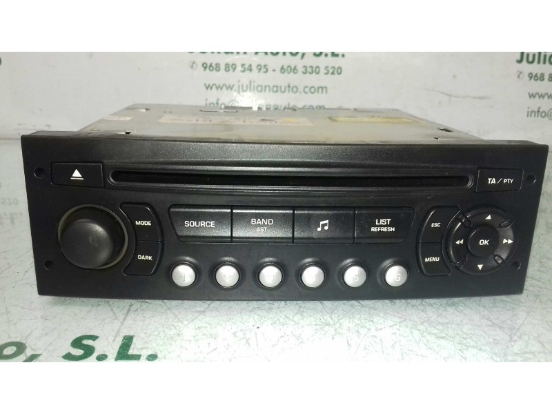 Recambio de sistema audio / radio cd para citroen c4 berlina cool referencia OEM IAM 9647521077 7643134392 BLAUPUNKT