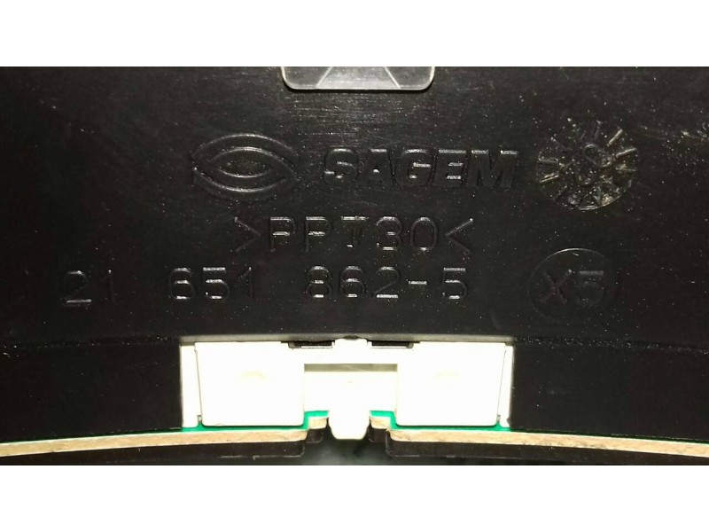 Recambio de cuadro instrumentos para peugeot 307 (s1) xs referencia OEM IAM 9636708880E 21655303 8 X5 SAGEM