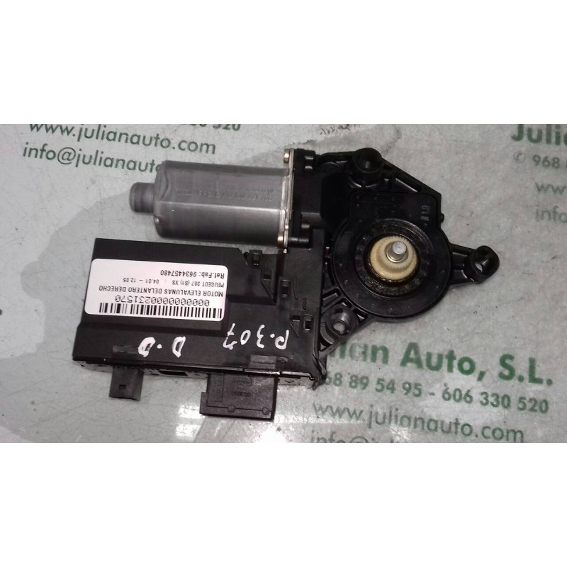 Recambio de motor elevalunas delantero derecho para peugeot 307 (s1) xs referencia OEM IAM 9634457480 0130821766 990829101